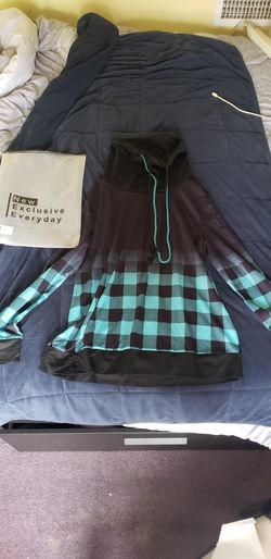 Blue Checkered Sweatshirt 