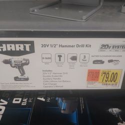 HART   20v  1/2   CORDLESS DRILL  NEW $60