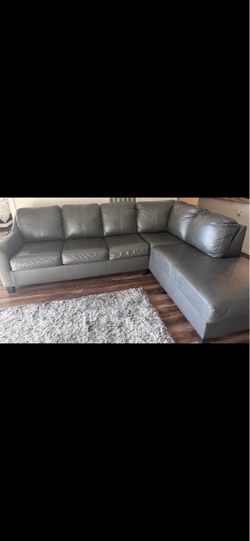 Leather Sectional