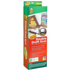 Double Draft Door Seal, 2-Pack – Dark Brown