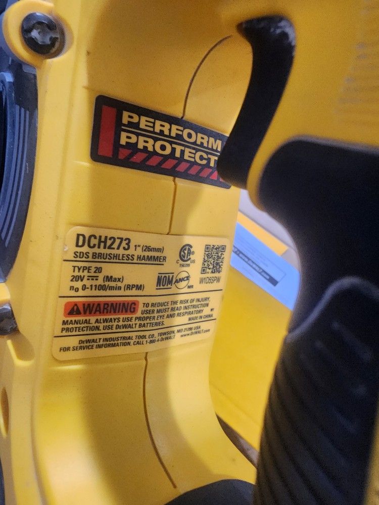 Dewalt 20v Xr Used 1" Rotary Hammer Drill $170