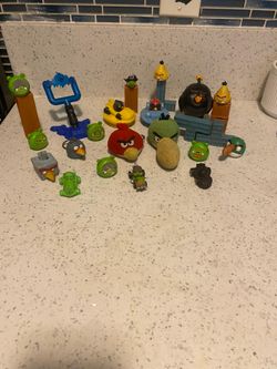 Angry Birds Mixed Figures and Toys Lot