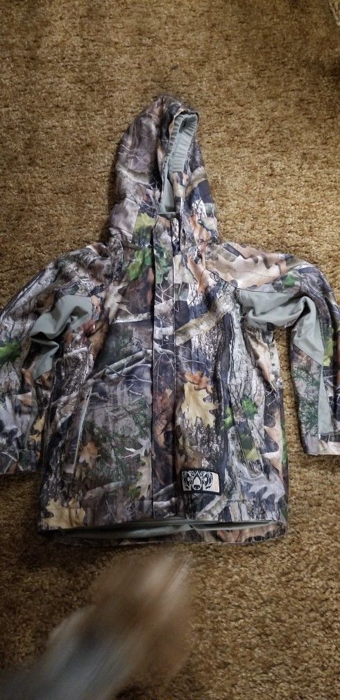 Koda Kids Sz.XS Water And Windproof Hooded Hunting Jacket