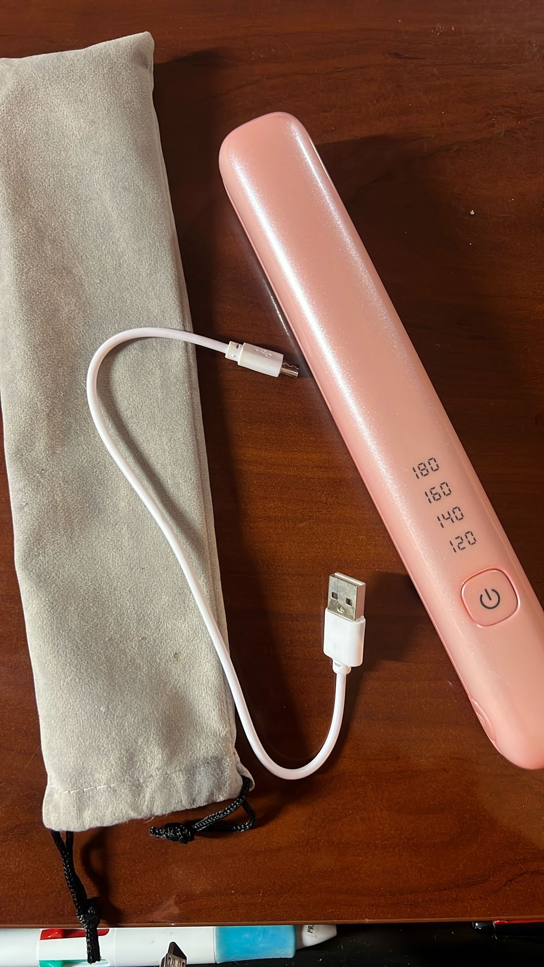 Wireless Flat Iron Pink
