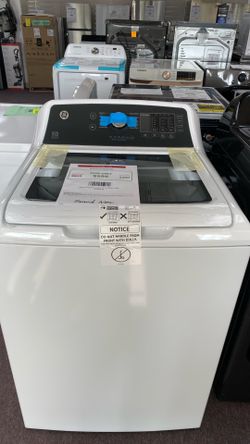 GE High Efficiency Agitator Large (4.5 cu ft Top)Top Load Washer White-1 year warranty
