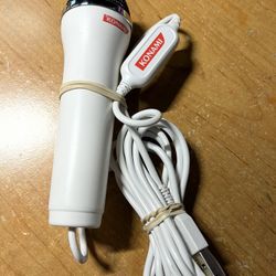 Konami Logitech E-UR20 USB Microphone Wii PS2 PS3 XBOX 360 Wired Microphone White