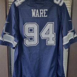 NFL DALLAS COWBOYS - WARE - VINTAGE - MENS - #94 JERSEY AUTHENTIC - TAG SIZE 3XL - NYLON NIKE