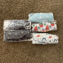 Mixed Variety Lot Of 50 Face masks New Some Holiday