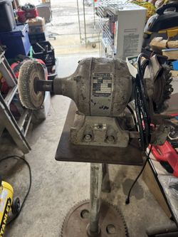 Bench Grinder Polisher On A Stand