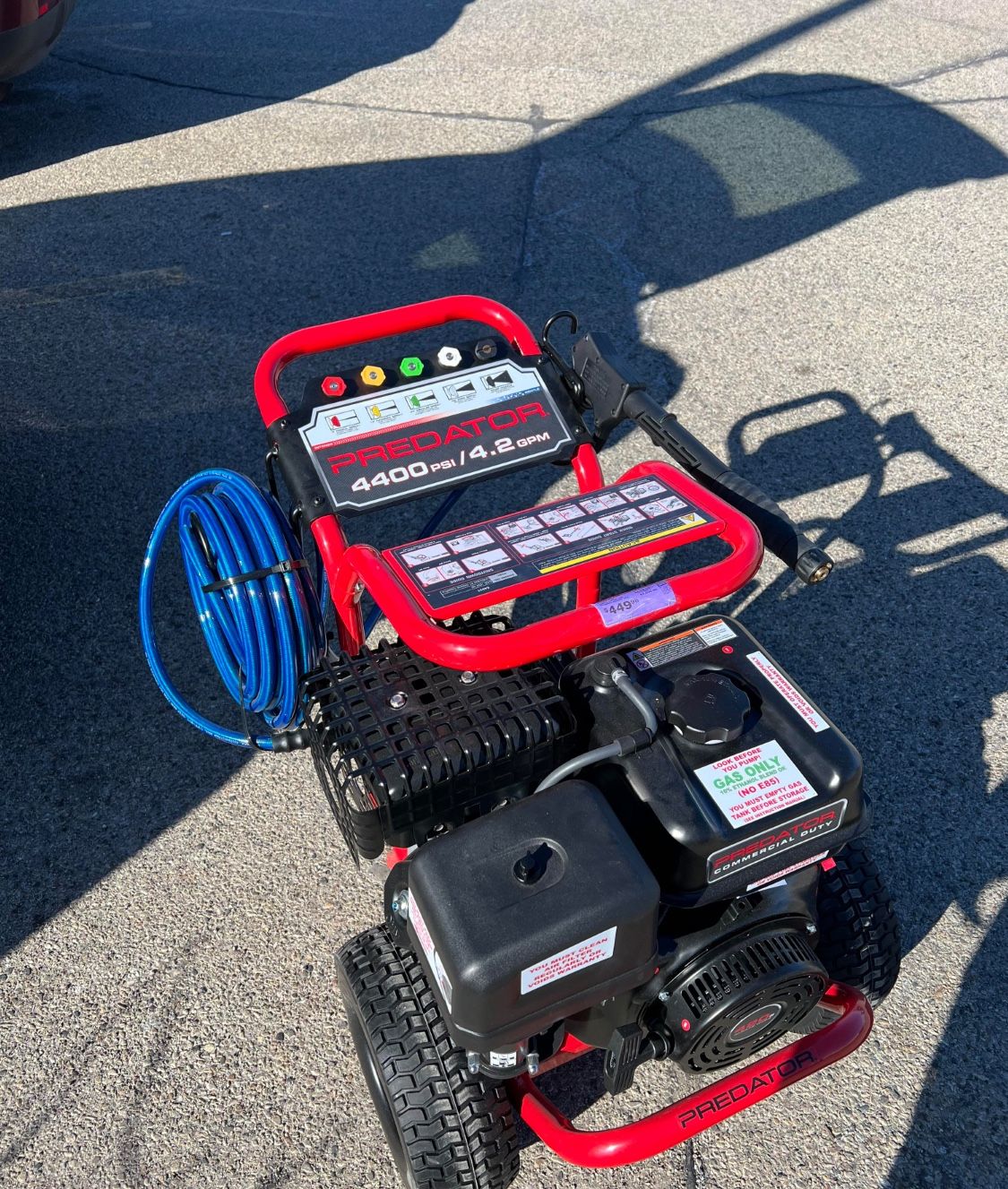 PREDATOR 4400 PSI, 4.2 GPM, 13 HP Pressure Washer