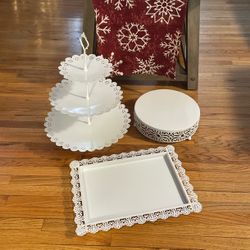 3 Piece Dessert Set 