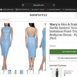 B Darlin sequin dress