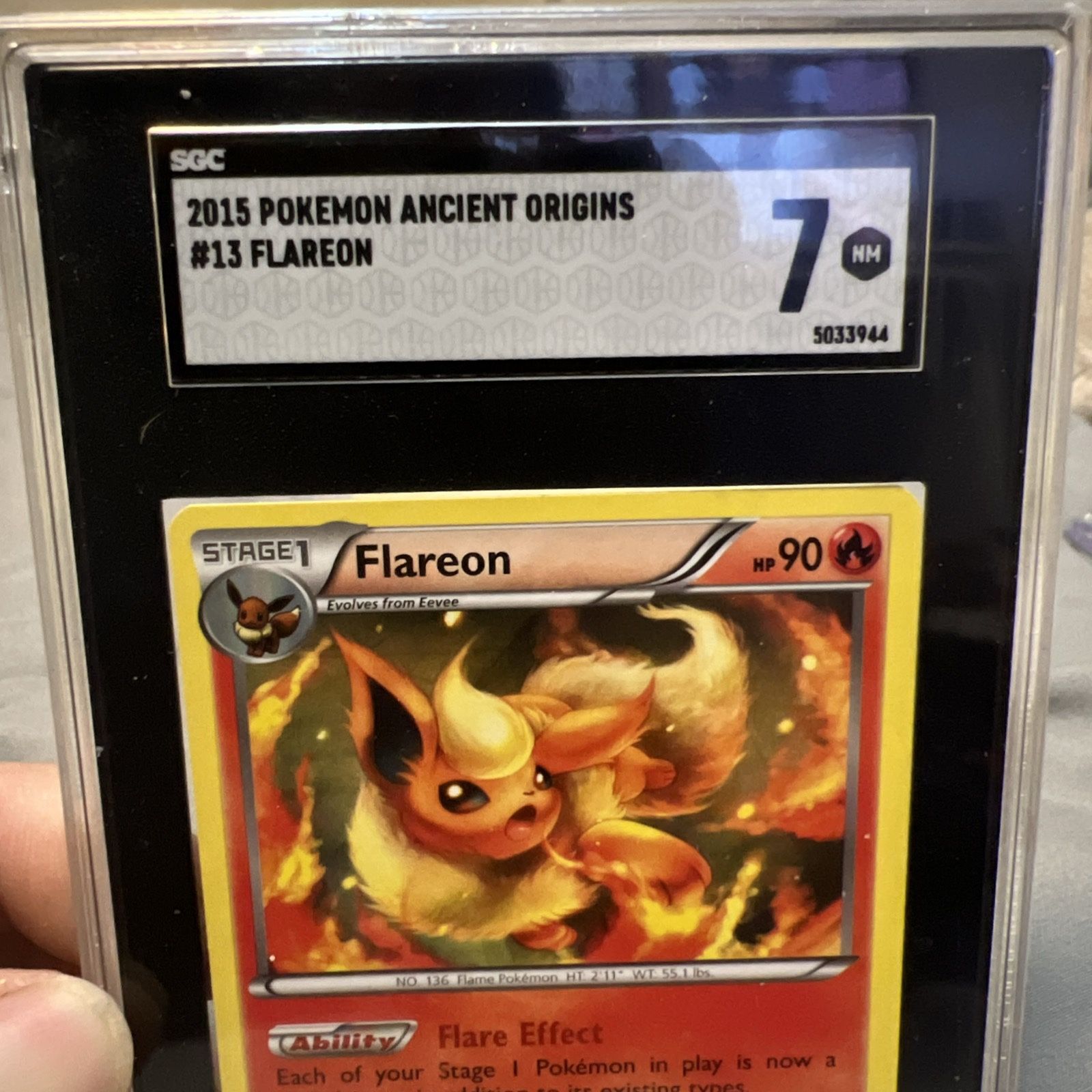 Pokemon XY Ancient Origins Flareon Card 13/98 Uncommon