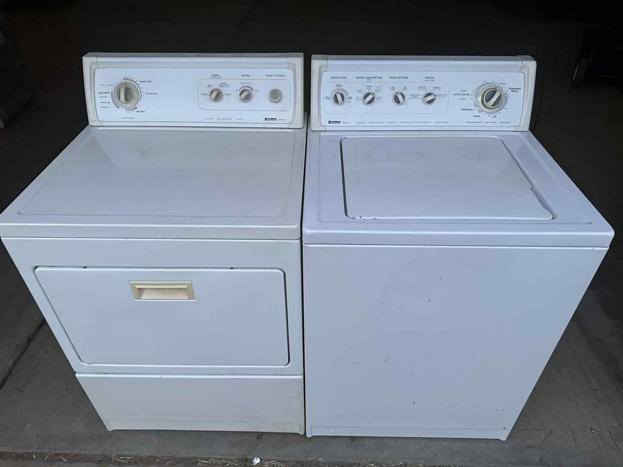 Kenmore Washer And Gas Dryer