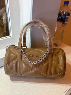 Miu Miu Leather Barrel Bag