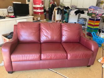 Leather sofa