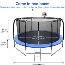 Trampolin De 10 Pies Nuevo  Ensu Caja Por 250$ 