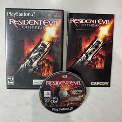 Resident Evil Outbreak Sony PlayStation 2 PS2 GAME