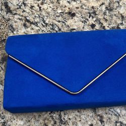 Blue Velvet Purse