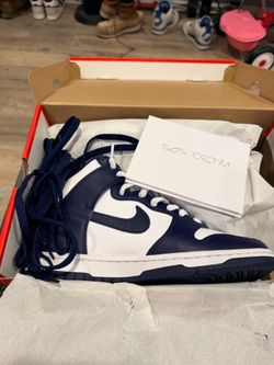 Nike Dunk High Navy size 8
