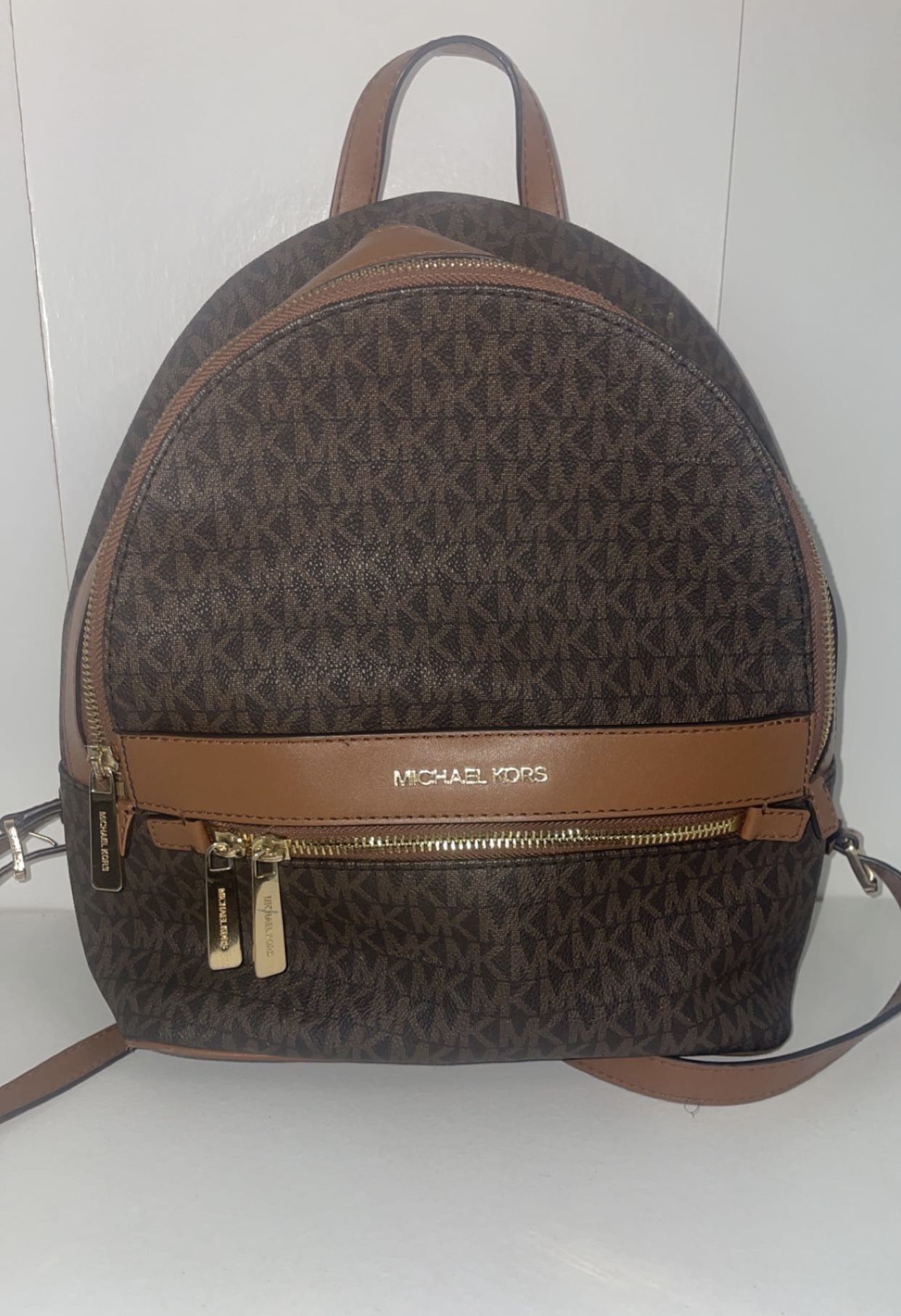 MICHAEL KORS KENLY MEDIUM BACKPACK BROWN Michael Kors Womens Kenly Medium Adina Backpack Pebbled  main image 2