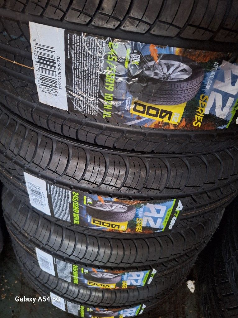 245/55/19/ $480 ARTURO NEW FOUR TIRES
