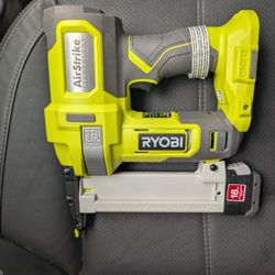 
RYOBI - ONE+ 18V 18-Gauge Cordless AirStrike Narrow Crown Stapler (Tool Only)
RYOBI - ONE+ 18V 18-Gauge Cordless AirStrike Narrow Crown Stapler (Tool
