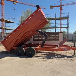 7 X 14 Ft With 3 Ft Wall Dump Trailer