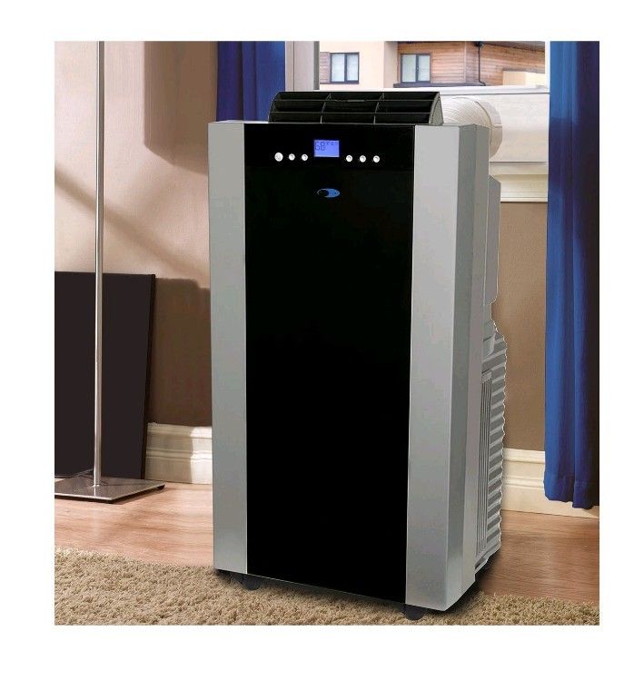 Whynter ARC-14S 14,000 BTU Dual Hose Portable Air Conditioner, Dehumidifier, ...