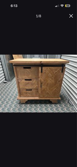 Entry table, storage dresser