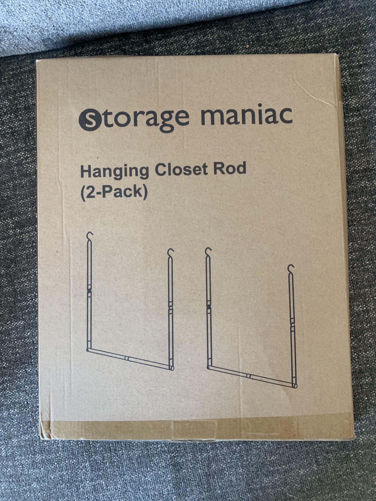 Hanging Closet Rod (2-pack)