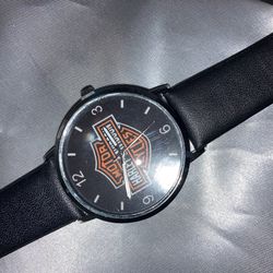 Harley Davison Motor Cycles Silver Watch 