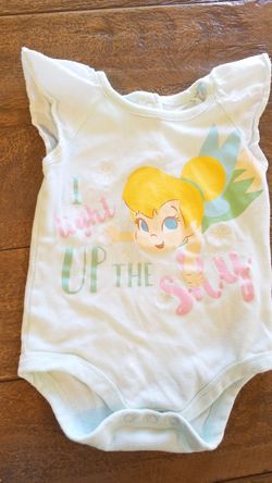 Tinkerbell 9-12m onsie