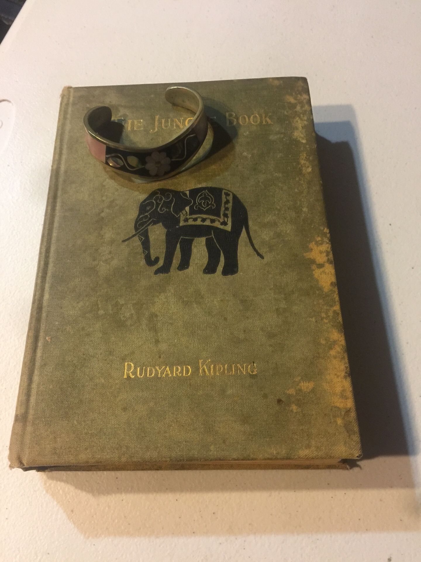 Antique jungle book by Rudyard Kipling 1895+ bracelet