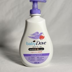 Baby Dove Sensitive Skin Care Night Time Wash, Calming Moisture, 13oz, Lot of 2