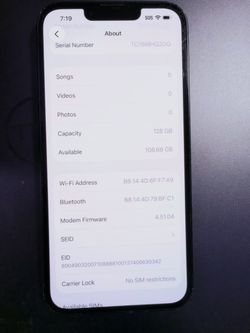 iPhone 14 128 GB unlocked