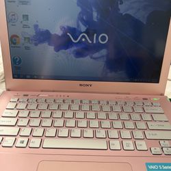 Sony VAIO Pink Series s Laptop 13” i5-3210m CPU, 500 GB DVD 6gb Ram 750gb HDD