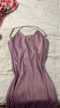 Silk lilac dress