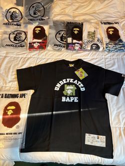 BAPE x Undefeated Collab Black T-Shirt