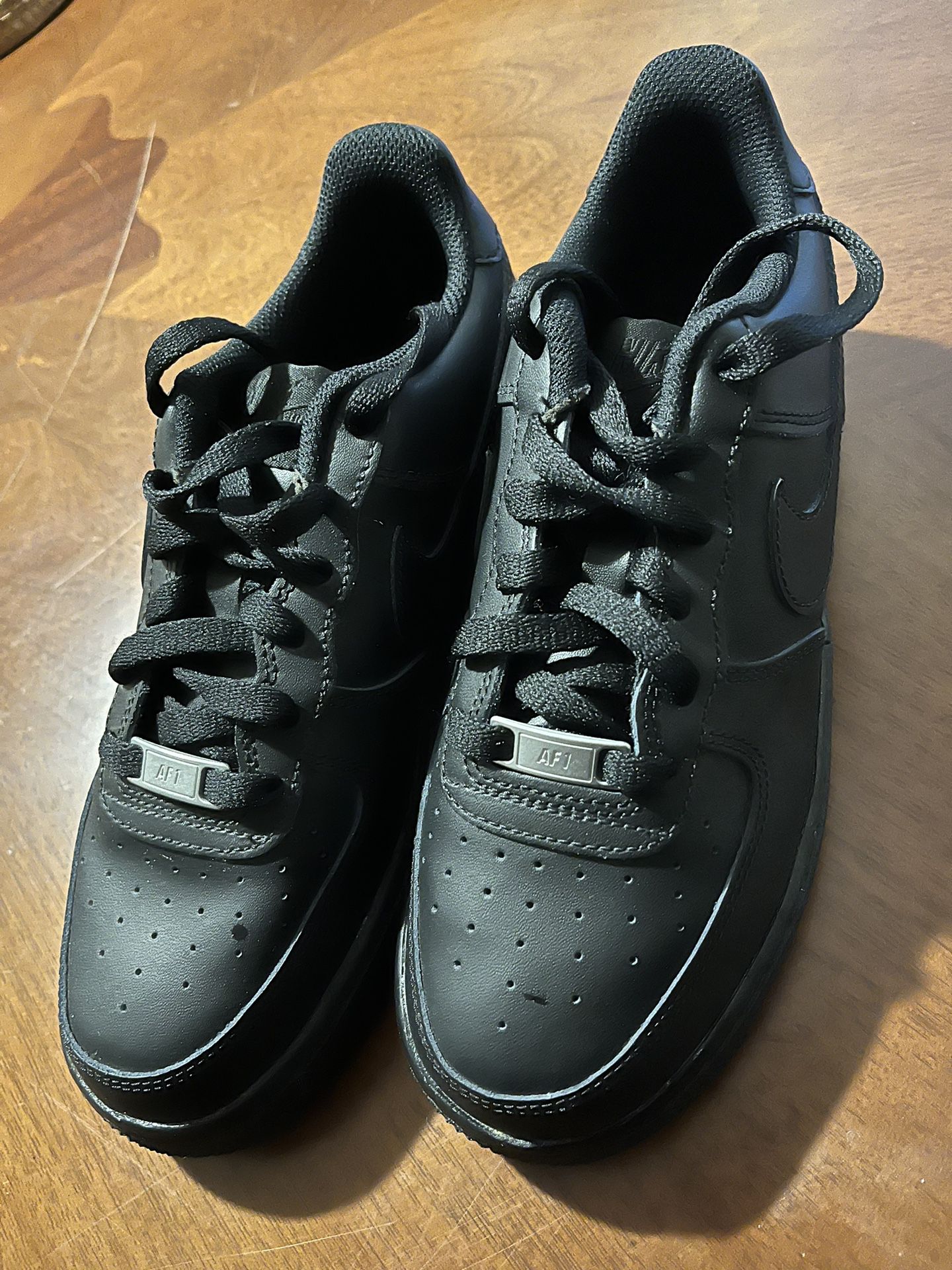 Black Nike Air Force 1s