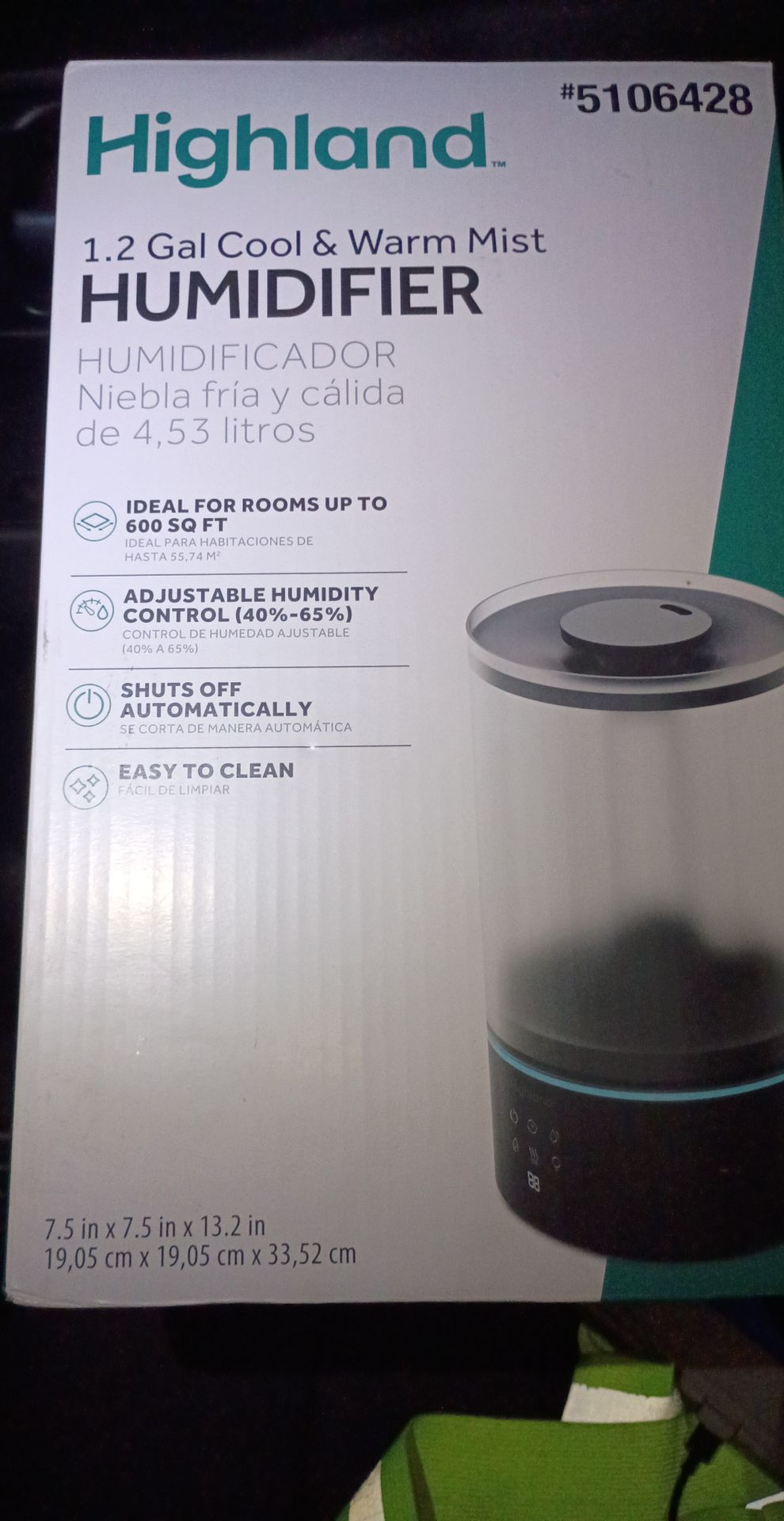 Highland 1.2 humidifier