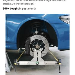 TOPLAMPER upgraded heavy duty wheel alignment tool kit for 1 wheel at a time