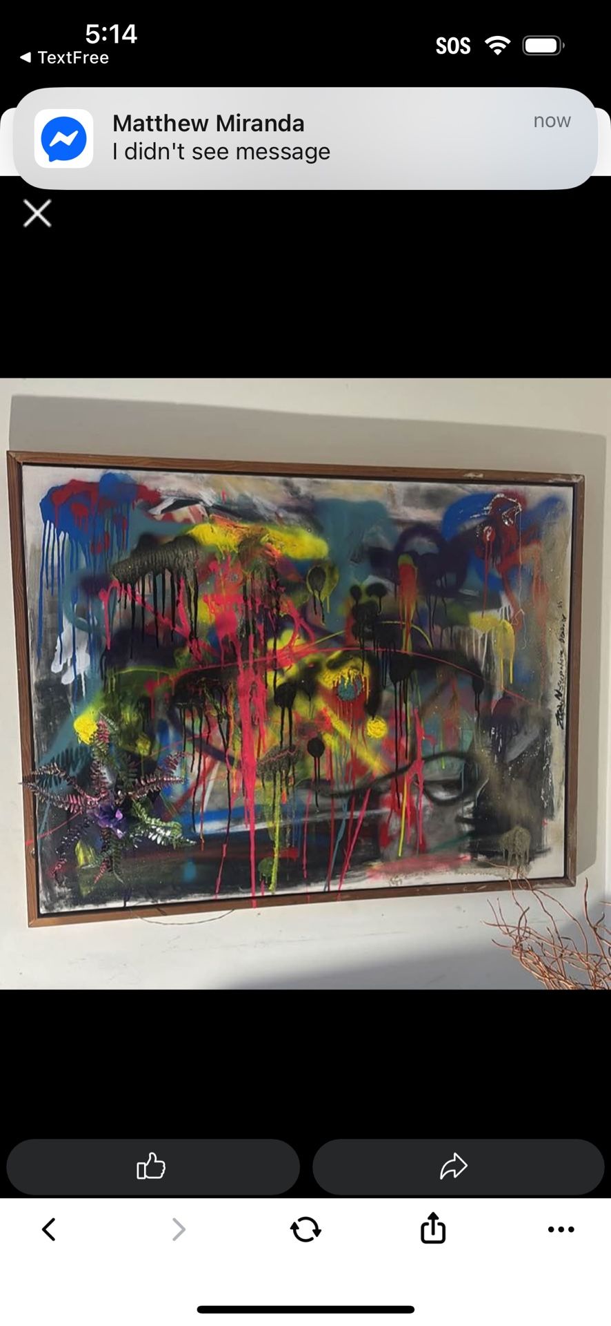 Abstract Wall Painting