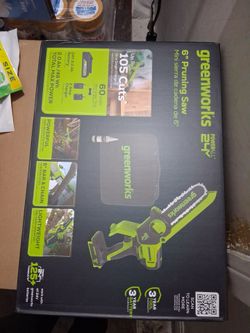 Greenworks 24V 6-Inch Cordless Pruning Saw