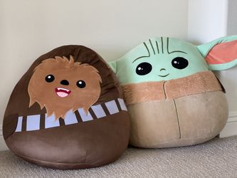 Squishmallow 20 in Baby Yoda Grogu Or Chewbacca