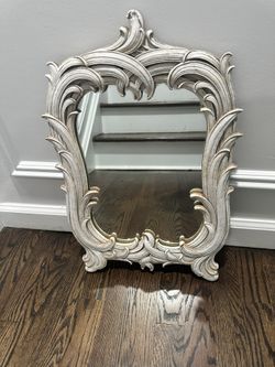 Antique Syrocco Wood Mirror - circa 1940’s