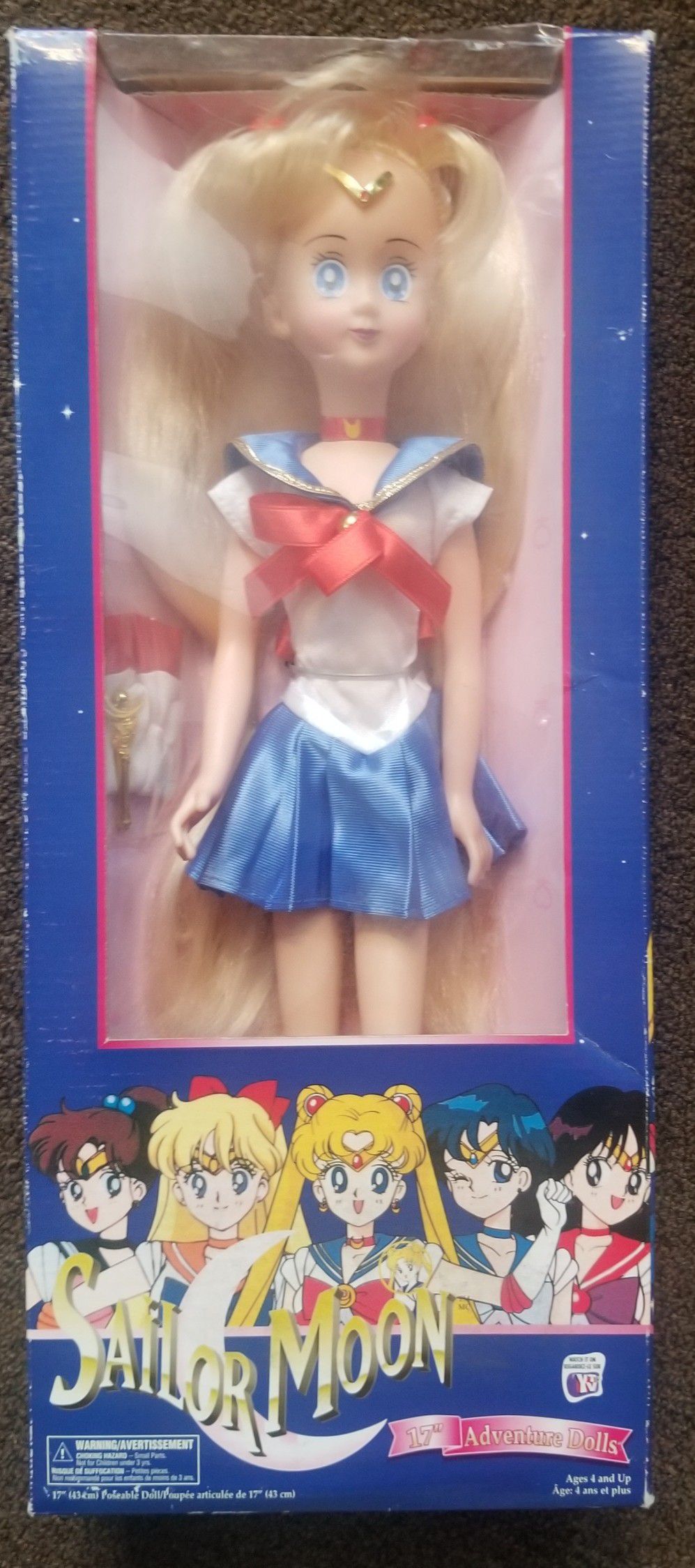 Vintage Sailor Moon Doll Unopened Box