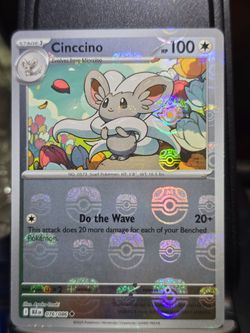 Cinccino- Master ball #76 Black Bolt