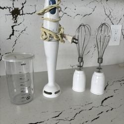 Braun Hand Blender with Multiple Attachments – Mixer & Whisk Set