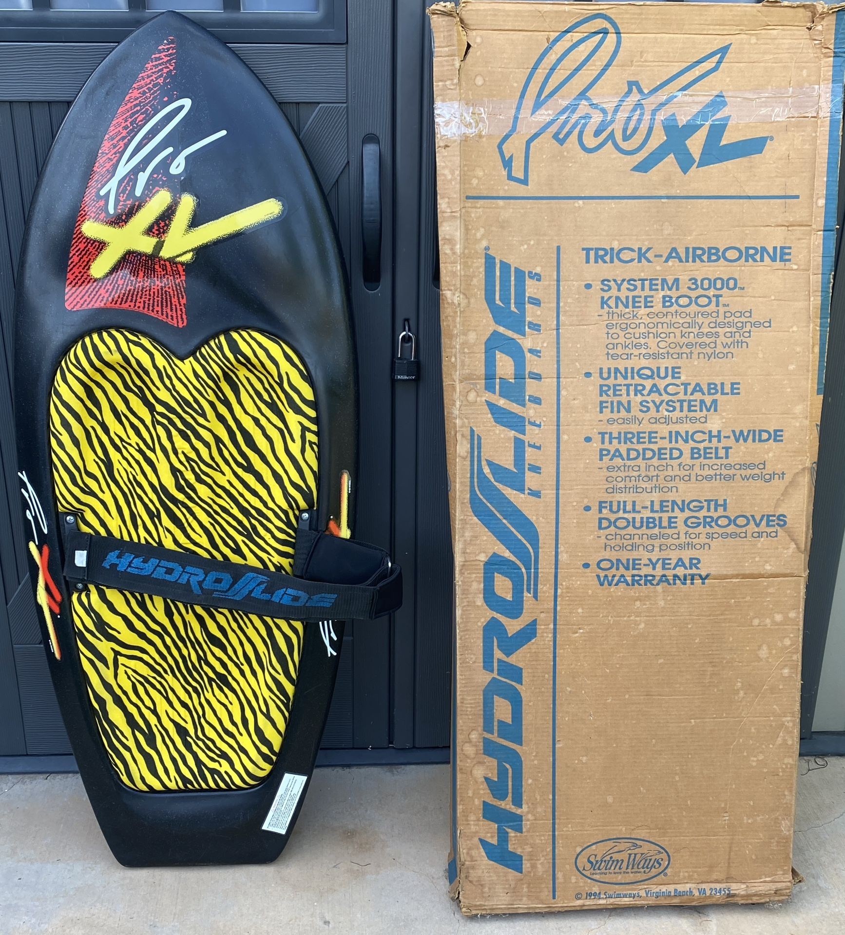 1994 Hydroslide Pro XL Kneeboard with box